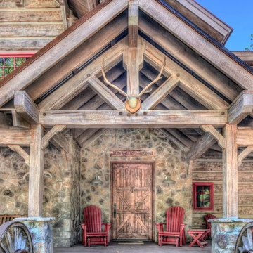 Arlee Montana Concrete Log Cabin