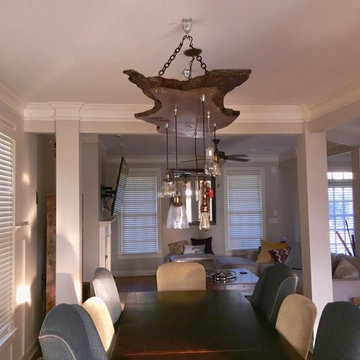 Live Edge Walnut Chandelier 6ft