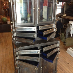 Vintage industrial dental cabinet patented date 1903. - Furniture