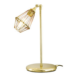 PRAIA CAGE INDUSTRIAL TABLE LAMP - Table Lamps