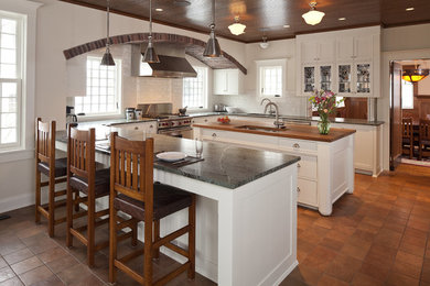 Inspiration for a craftsman kitchen remodel in Other