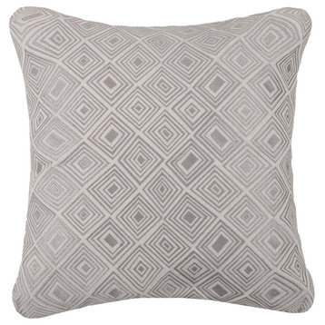 Nomad Stone Embroidered Decorative Pillow