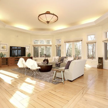 TENAFLY NJ FAMILY ROOM STAGED