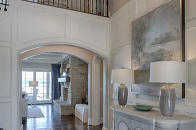 Example of a transitional entryway design in Other
