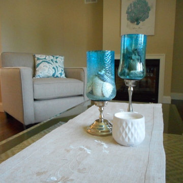 Cocktail Table Vignette
