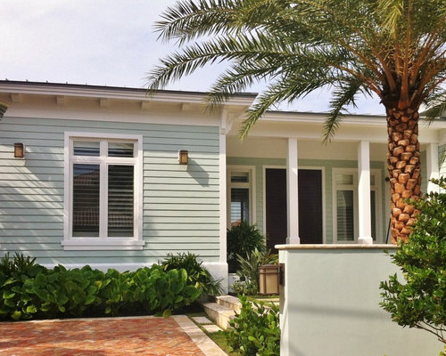 Grüne Kolonialstil Häuser Ideen, Design & Bilder | Houzz