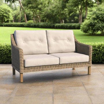 Forever Patio Carlisle Wicker Loveseat