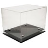OnDisplay Deluxe UV-Protected Boxing Glove Display Case - Black Base - Luxe Han