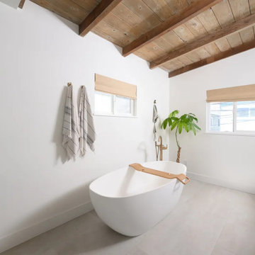 Structural Primary Bathroom Remodel in Newport Beach