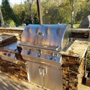 Stone Outdoor Kitchen Wesley Chapel