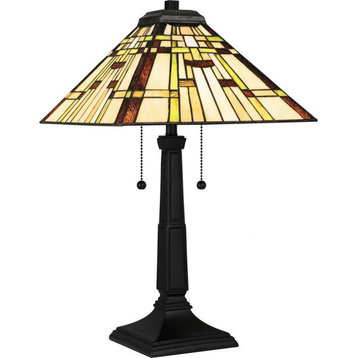 2 Light Table Lamp In Traditional Style-23.25 Inches Tall and 14 Inches Wide