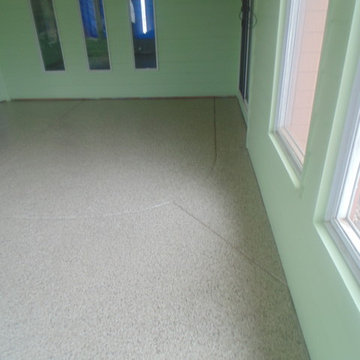 Parmer: Johnstown Enclosed Indoor Patio Epoxy in Johnstown, Colorado