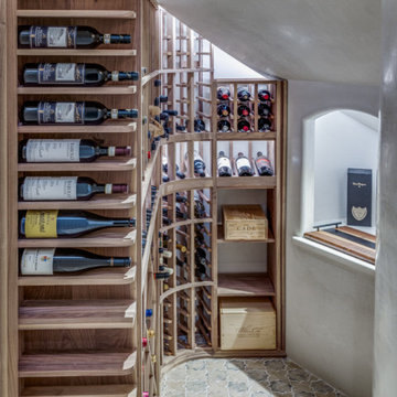 Traditional Understairs Wine Cellar