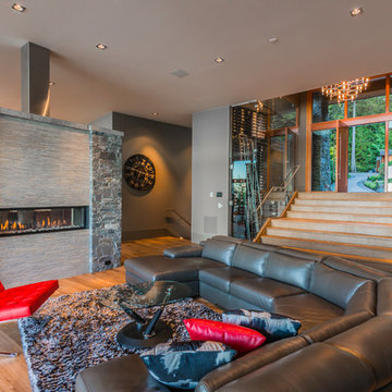 West Coast Contemporary Waterfront Home