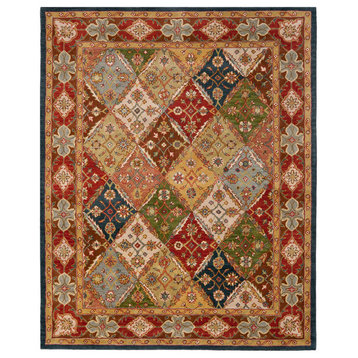 Safavieh Heritage Collection HG316 Rug, Green/Red, 11' X 17'