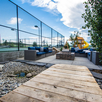 Home Addition and Tennis Court