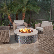 Screened Lanai with Firepit