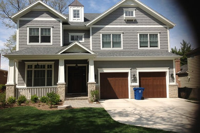Inspiration for a timeless exterior home remodel in Chicago