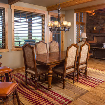 Brasada Ranch home design single story with media room over garage