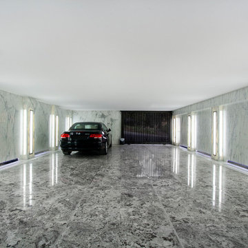Projet et concept de garage de luxe