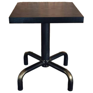 Amethyst Bistro Table Black, 35.8" W X 35.8" D X 29.5" H