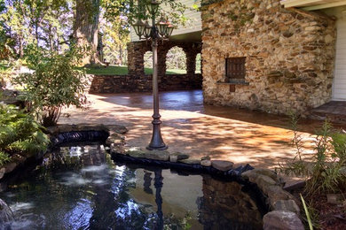 Relaxing backyard oasis