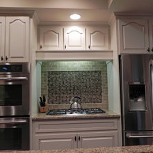 white cabinets