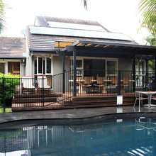 backyard + pool