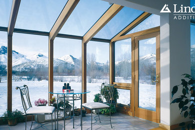 Sunroom - modern sunroom idea in Other