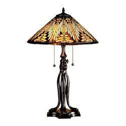 Meyda Lighting - Tiffany Western Table Lamp - Table Lamps