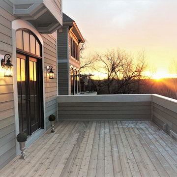 Cedar plank deck