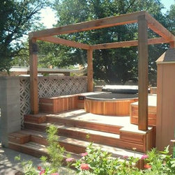 Cedar Hot Tubs in Decks - Products
