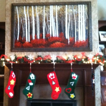 Decorating for Christmas in Illinois