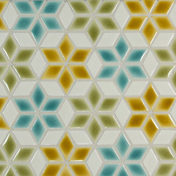 2&rdquo; Diamond Pattern 1B - Mosaic Tile