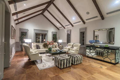 Inspiration for a living room remodel in Other