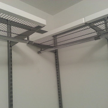 Elfa shelves closet