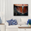 Boat Bow, Classic Wooden Cruiser Canvas Art, Color Photography, Color, 16"x20"