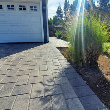Driveway Remodel using Angelus Courtyard Pavers