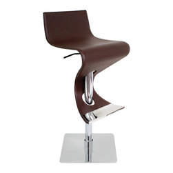 Viva Bar Stool - BROWN - Bar Stools And Counter Stools