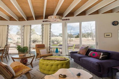 Inspiration for a southwestern living room remodel
