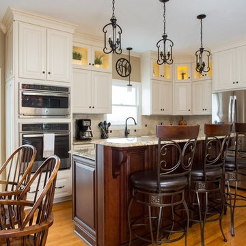 Two Tone Traditional Kitchen Remodel
