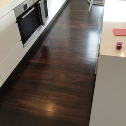 Dark Oak Stained Floor - Hardwood Flooring