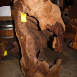 Walnut Hollow Log - Sculptures