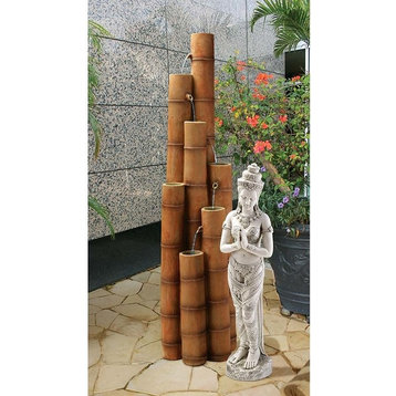 Large Bamboo Poles Fountain