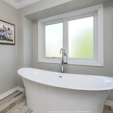 New Casement and Picture Window in Stunning Bathroom - Renewal by Andersen Great