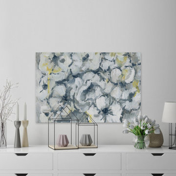 "Faded Bloom" Painting Print on Wrapped Canvas