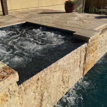 Elevated Porch hot tub
