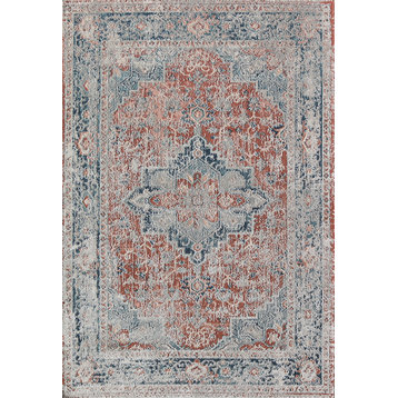 Rugs America Cora Firenze Transitional Vintage Area Rug, 2'6" X 4'