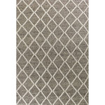 KAS - KAS Cortico 6162 Dark Gray Diamonds Area Rug, 3'x5' - Invite casual sophistication into any room throughout your home with our Cortico Collection. Handwoven of 100% New Zealand wool in India, the soft and nobby weave of these rugs will invite your guests to lounge in your home for hours to come?