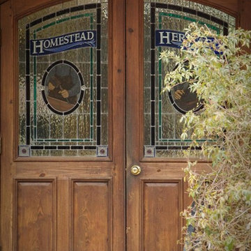 Reclaimed Woodworking Shop Door